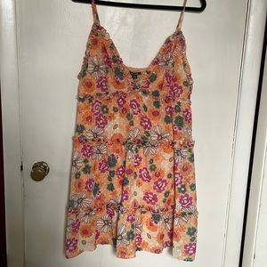 Wild Fable NWT summer spaghetti strap floral lined dress. Pretty